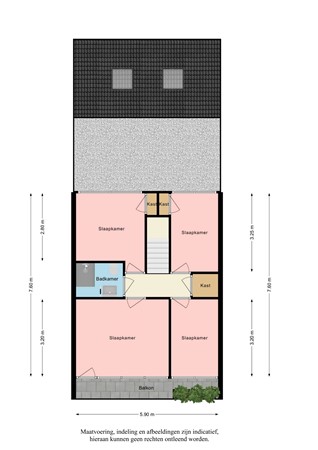 Floorplan - Berkenlaan 48, 5271 NH Sint-Michielsgestel